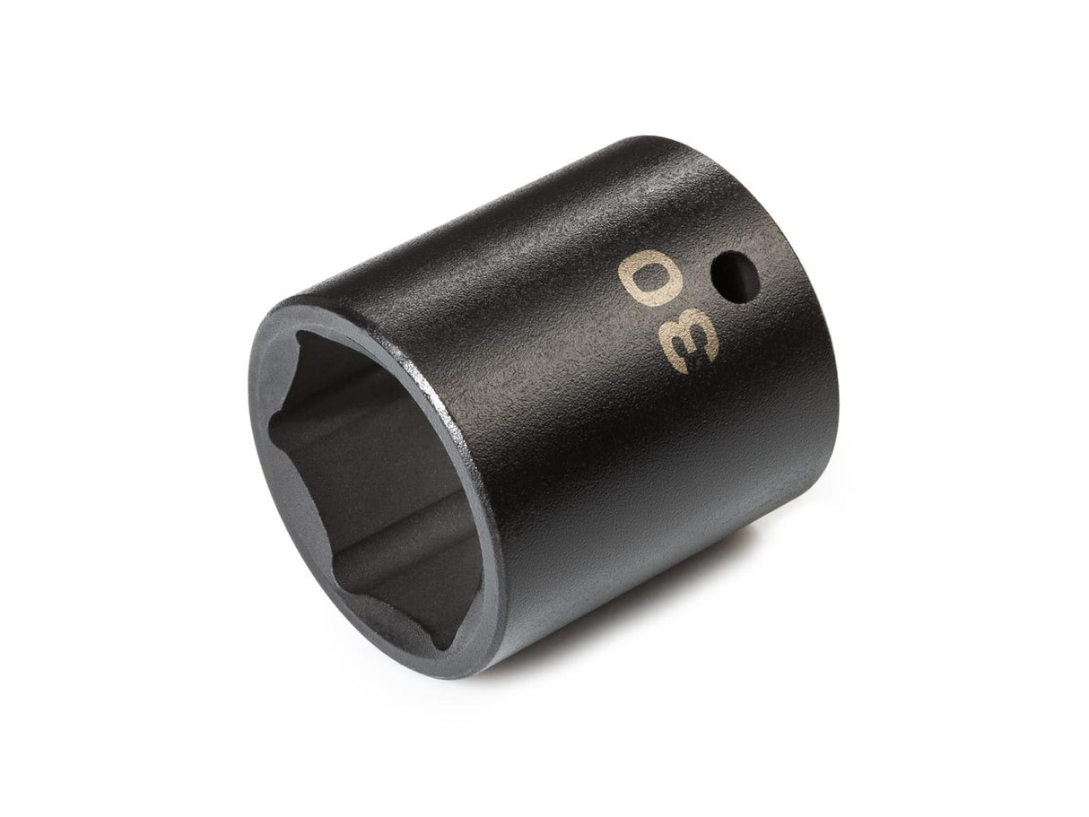 Tekton 1/2 Inch Drive x 30 mm 6-Point Impact Socket / 1/2_DR