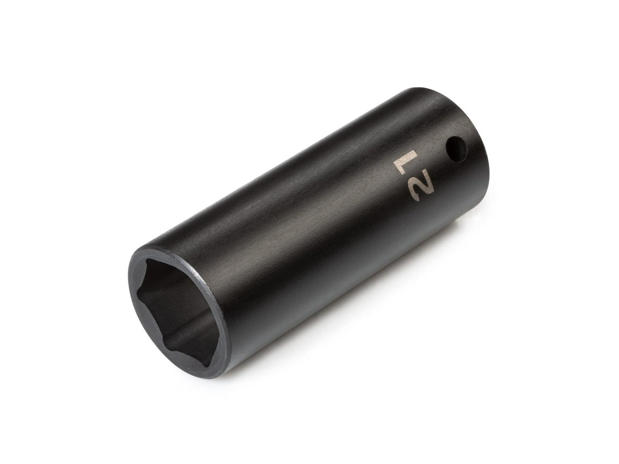 Tekton 1/2 Inch Drive x 21 mm Deep 6-Point Impact Socket / 1/2_DR