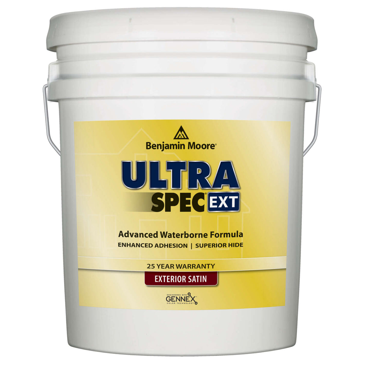 Benjamin Moore 5 GAL ULTRA SPEC 500 Zero VOC Exterior Paint - Satin Finish 1X / / SATIN