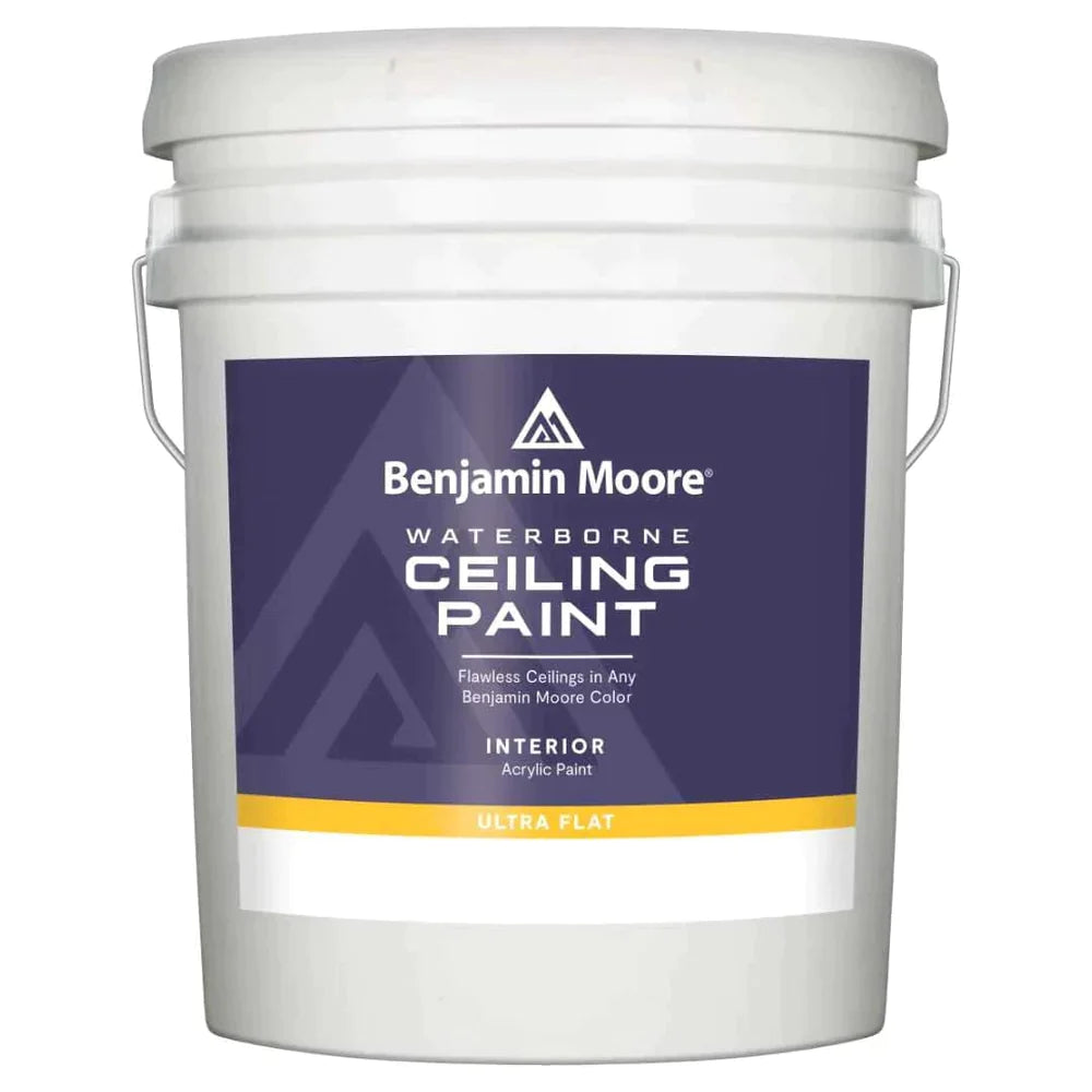 Benjamin Moore 5 GAL Waterborne Ceiling Paint - Ultra Flat White Base