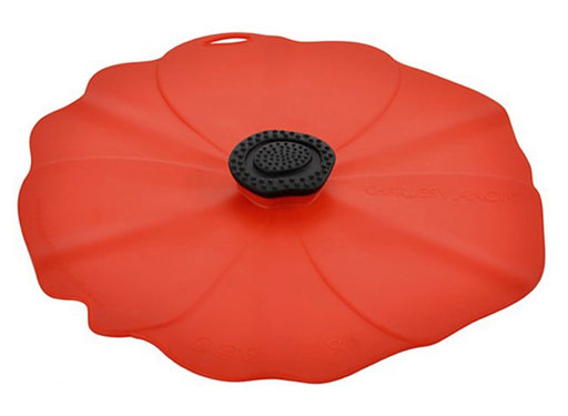 Charles Viancin Silicone 11 Inch Poppy Lid RED