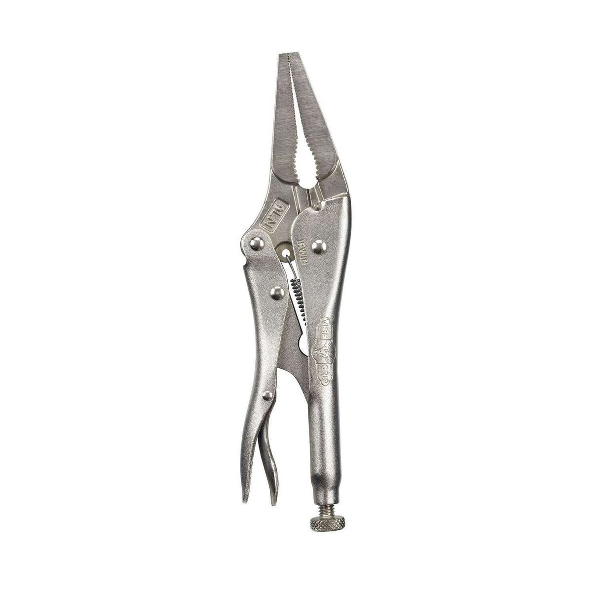 IRWIN INDUSTRIAL TOOL Vise-Grip 9 in. Alloy Steel Long Nose Locking Pliers with Wire Cutter 9IN