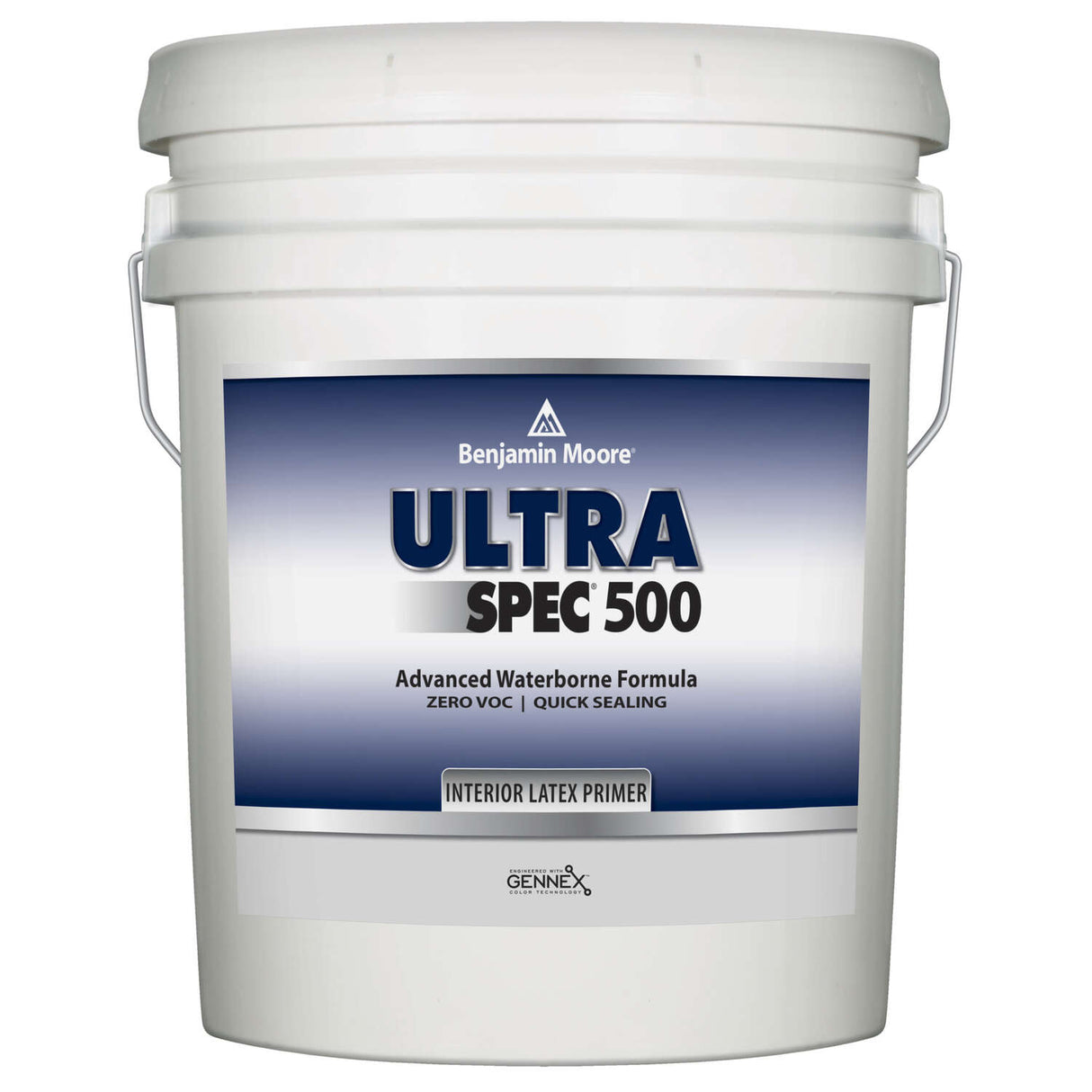 Benjamin Moore 5 GAL ULTRA SPEC 500 Acrylic WB Copolymer Primer - Flat White 1 / / FLAT