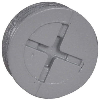 Master Electrician 1/2 in. Weatherproof Closure Plugs - 3 PACK - GRAY GREY / / 3PK