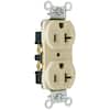 Pass & Seymour 20A 125V Construction Grade Duplex Receptacle, Ivory 20A