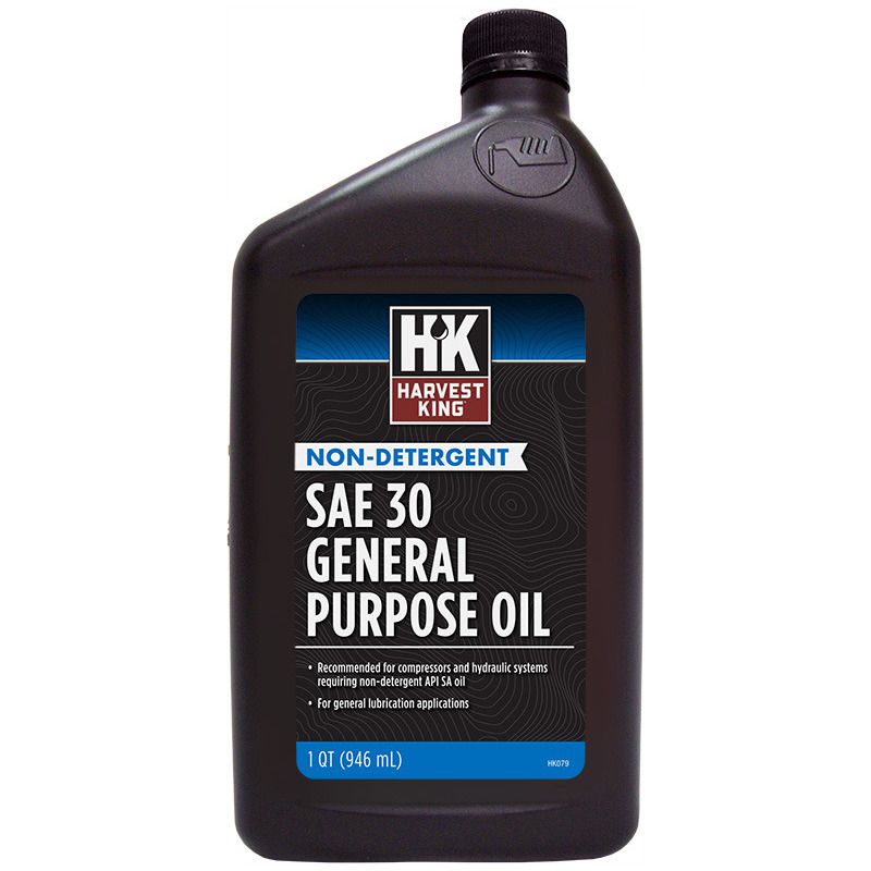Harvest King Non-Detergent SAE 30 General Purpose Oil, 1qt