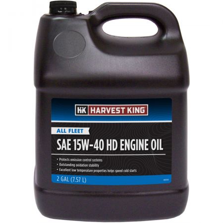 Harvest King All Fleet SAE 15W-40 HD Engine Oil, 2gal