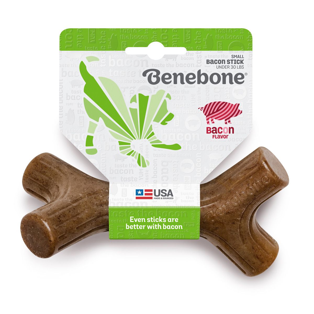 Benebone Bacon Stick, Small BACON