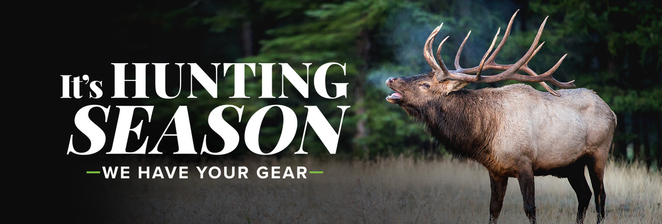 JAX Hunting Ad Banner, elk in field