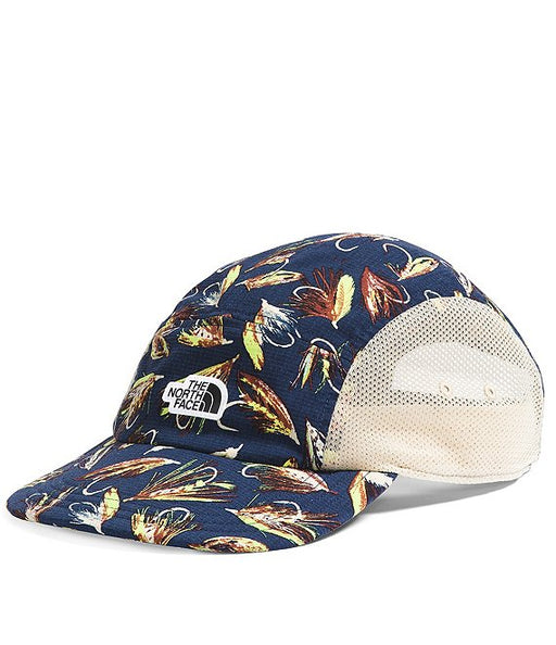 The North Face Class V Camp Hat - Summit Navy Hand Tied Fly Print Summit Navy Hand Tied Fly Print