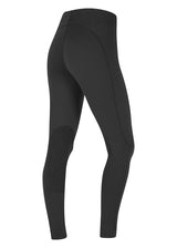 Kerrits Equestrian Apparel Flow Rise Knee Patch Performance Tight - Black Black