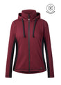 Kerrits Equestrian Apparel Double Take Full Zip Fleece Hoodie - Sangria Sangria