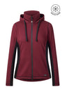 Kerrits Equestrian Apparel Double Take Full Zip Fleece Hoodie - Sangria Sangria