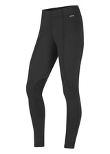 Kerrits Equestrian Apparel Flow Rise Knee Patch Performance Tight - Black Black