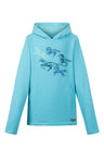 Kerrits Equestrian Apparel Kids Happy Herd Pullover Hoodie - Topaz Topaz