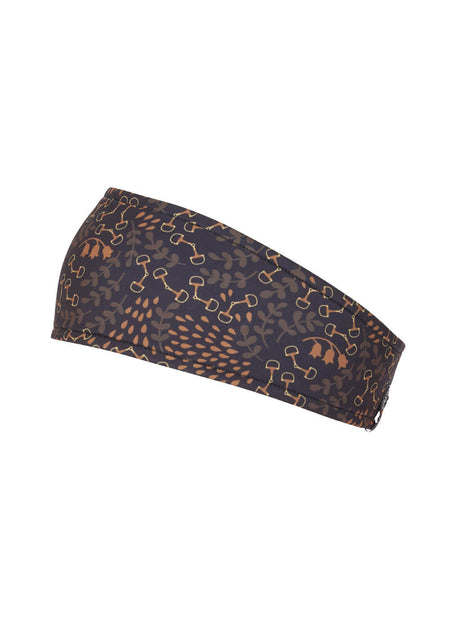 Kerrits Equestrian Apparel Rail Side Fleece Headband - Print Leather Snaffle Harmony