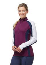 Kerrits Equestrian Apparel Top Rail Coolcore Long Sleeve Riding Shirt - Solid Wildrose