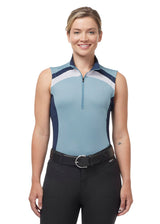 Kerrits Equestrian Apparel Top Rail Coolcore Sleeveless Riding Shirt - Seabreeze Seabreeze