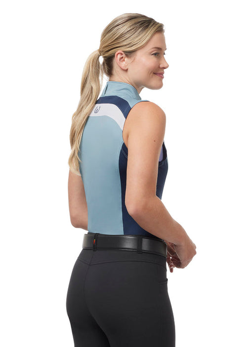 Kerrits Equestrian Apparel Top Rail Coolcore Sleeveless Riding Shirt - Seabreeze Seabreeze