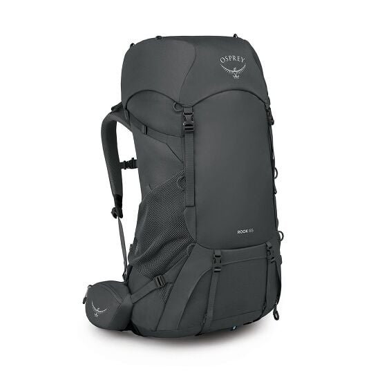 Osprey Packs Rook 65 Backpack Extended Fit - Dark Charcoal/silver Lining Dark/charc silver