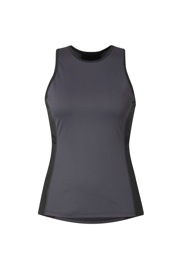 Kerrits Women's Trot On Tech Tank Peppercorn black