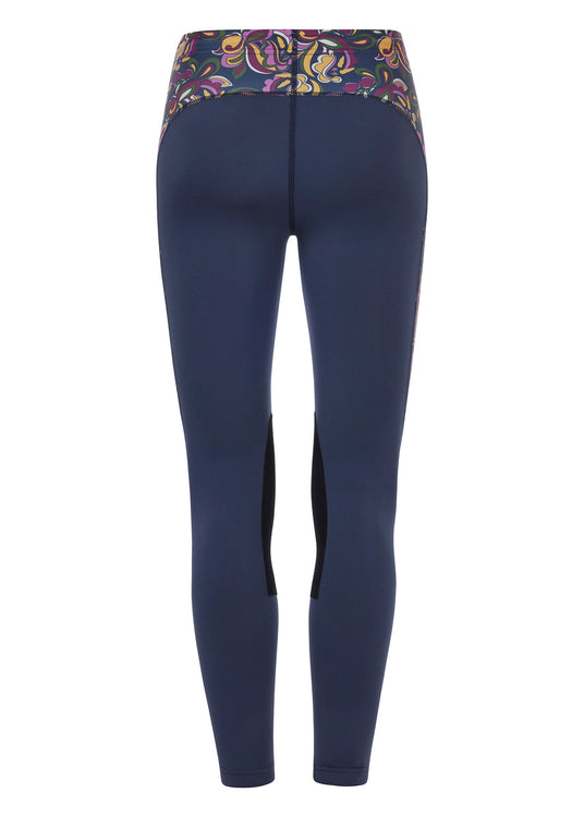 Kerrits Equestrian Apparel Kids Performance Knee Patch Riding Tight Nightsky & Horse Treats