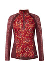 Kerrits Women's Always Cool Ice Fil Long Sleeve Shirt - Print Ruby lucky paisley