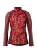 Kerrits Women's Always Cool Ice Fil Long Sleeve Shirt - Print Ruby lucky paisley