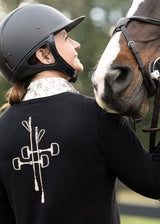 Kerrits Equestrian Apparel Stable Temp Merino Wool Quarter Zip Top - Black Black