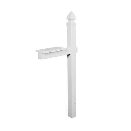 Gibraltar Mailboxes Mailbox Post White