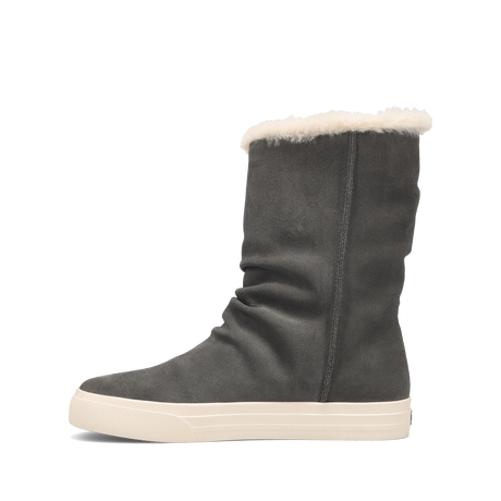 Taos Women's Cozy Chic Boot - Dark Grey Suede Dark Grey Suede