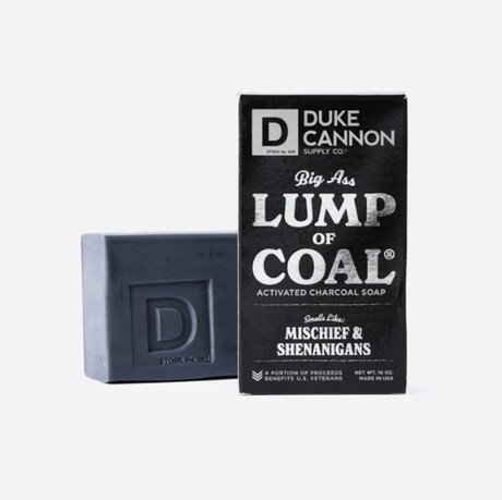 Duke Cannon Lump Of Coal Soap 10oz Bar Bergamot pepper