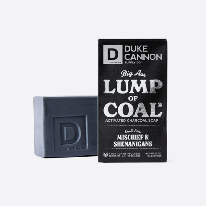 Duke Cannon Lump Of Coal Soap 10oz Bar Bergamot pepper