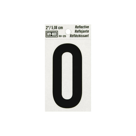 Hy-Ko Reflective Sign Black /  / 0