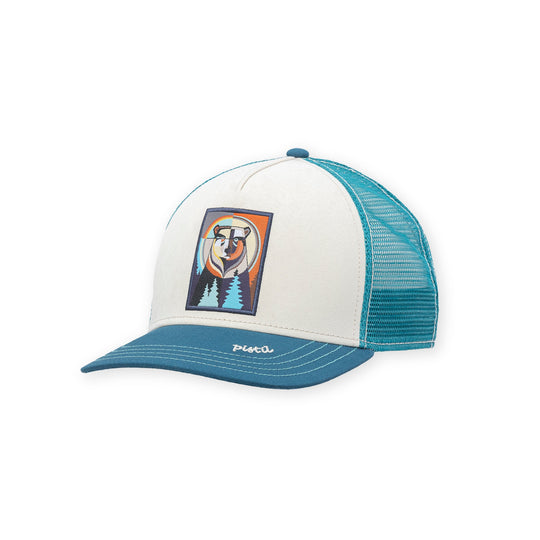 Pistil Wilder Trucker Hat - Teal/Bear Teal/Bear