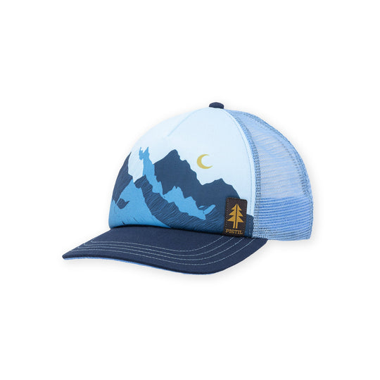 Pistil Tiptop Trucker Hat - Blue Blue