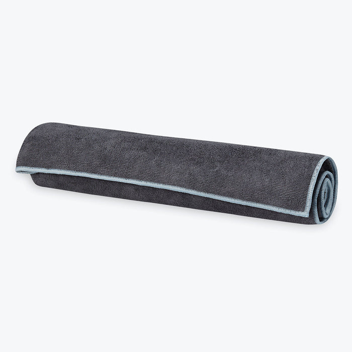 Gaiam Yoga Mat Towel, Grey Folkstone grey