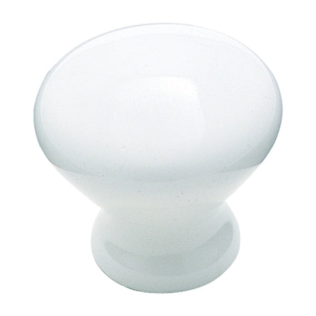 Amerock Cabinet Knob White
