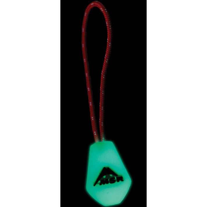 Mountain Safety Research Night Glow Zipper Pulls V2, 2