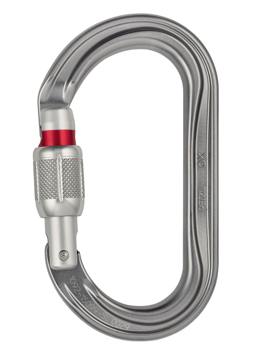 Petzl Ok Screw-lock Oval H-frame Carabiner