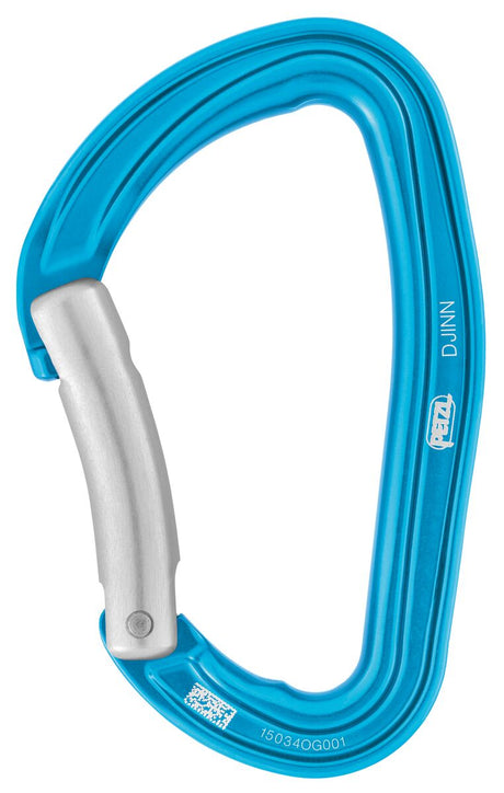 Petzl Djinn Bent Gate Carabiner Blue Blue