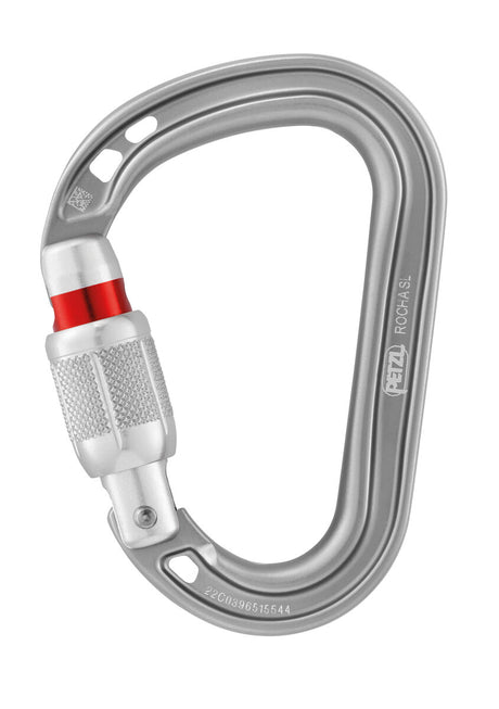 Petzl Rocha Screw-lock Carabiner Gray Gray