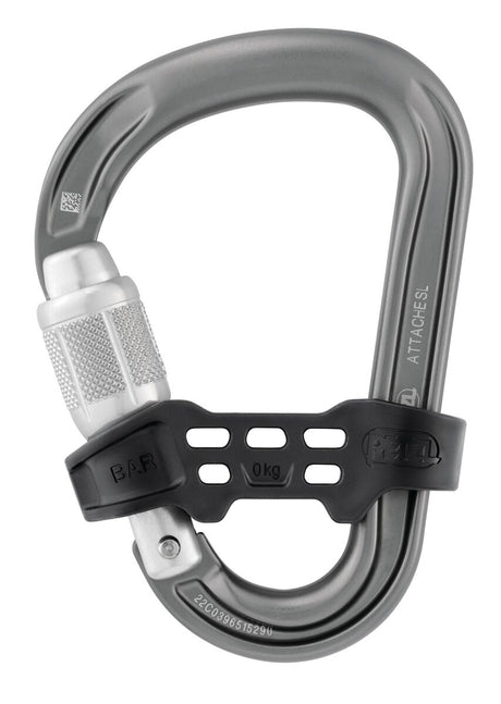 Petzl Attache Positioning Bar Screw-lock Carabiner Gray Gray