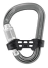 Petzl Attache Positioning Bar Screw-lock Carabiner Gray Gray