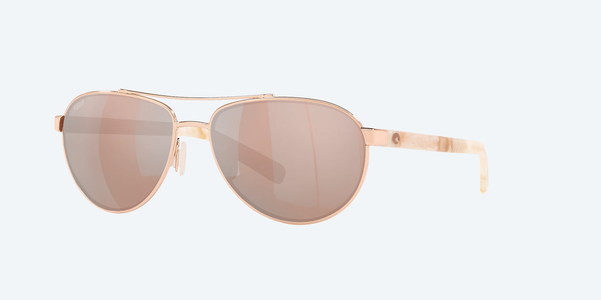 Fernandina Sunglasses, Rose Gold/copper Silver Mirror 580p