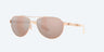 Fernandina Sunglasses, Rose Gold/copper Silver Mirror 580p