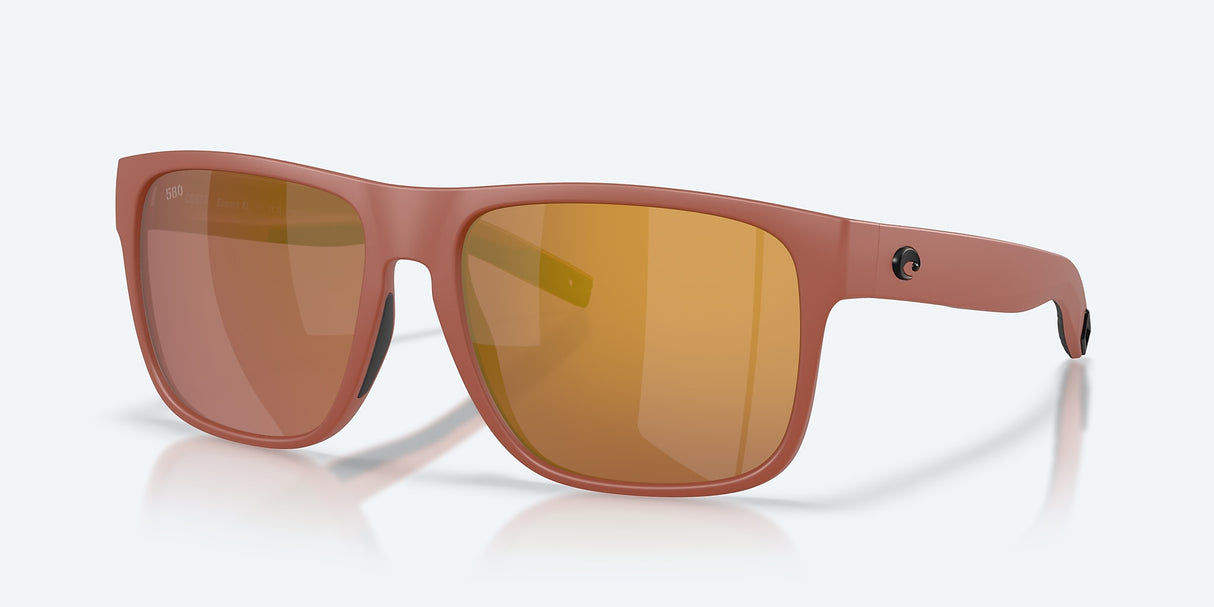 Spearo Xl Sunglasses, Matte Terra Cotta/gold Mirror