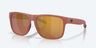 Spearo Xl Sunglasses, Matte Terra Cotta/gold Mirror