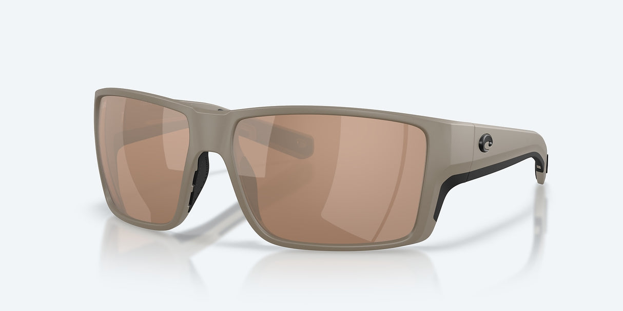 Reefton Pro Sunglasses, Matte Sand/copper Silver Mirror