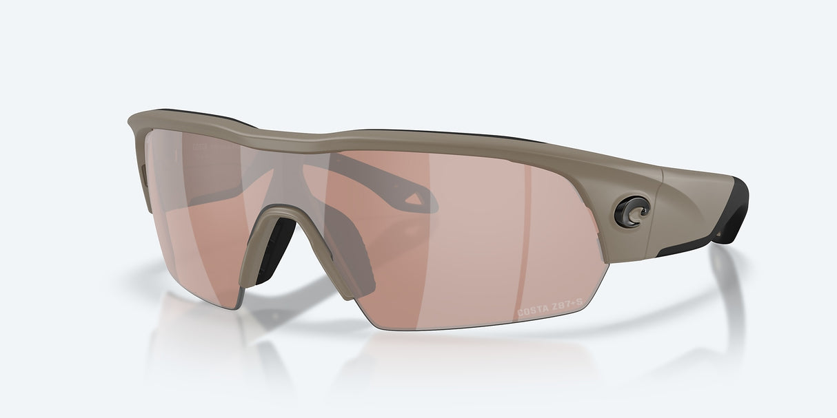 Pilothouse Pro Sunglasses, Matte Sand/ Copper Silver Mirror